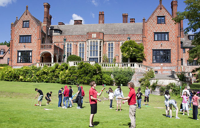 students-outside-main-building-shiplake-college
